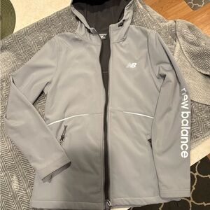 New Balance Light Gray Softshell Jacket
